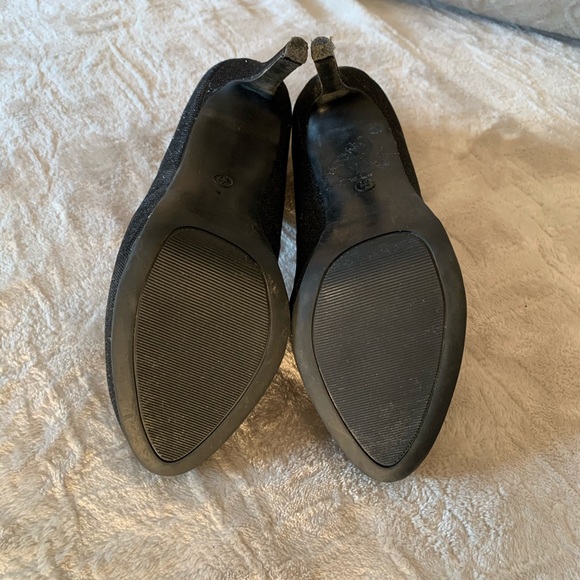 Sparkly Le Chateau  blueish black heels - Picture 7 of 7